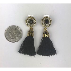 Jewelry - Black tassel earrings Jewelry - Black tassel earrings